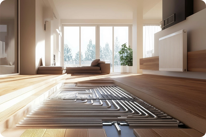 Padlófűtés és radiátoros fűtés egy rendszerben – lehetséges az együttműködés?