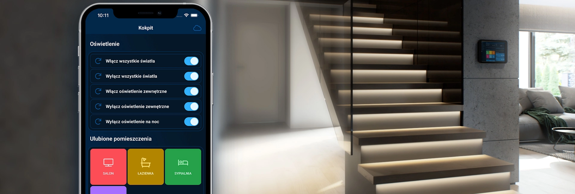 Intelligens világítás: biztonság és kényelem