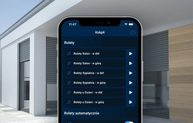 Nyissa ki és zárja be a redőnyöket meghatározott időpontban az adott szobákban.